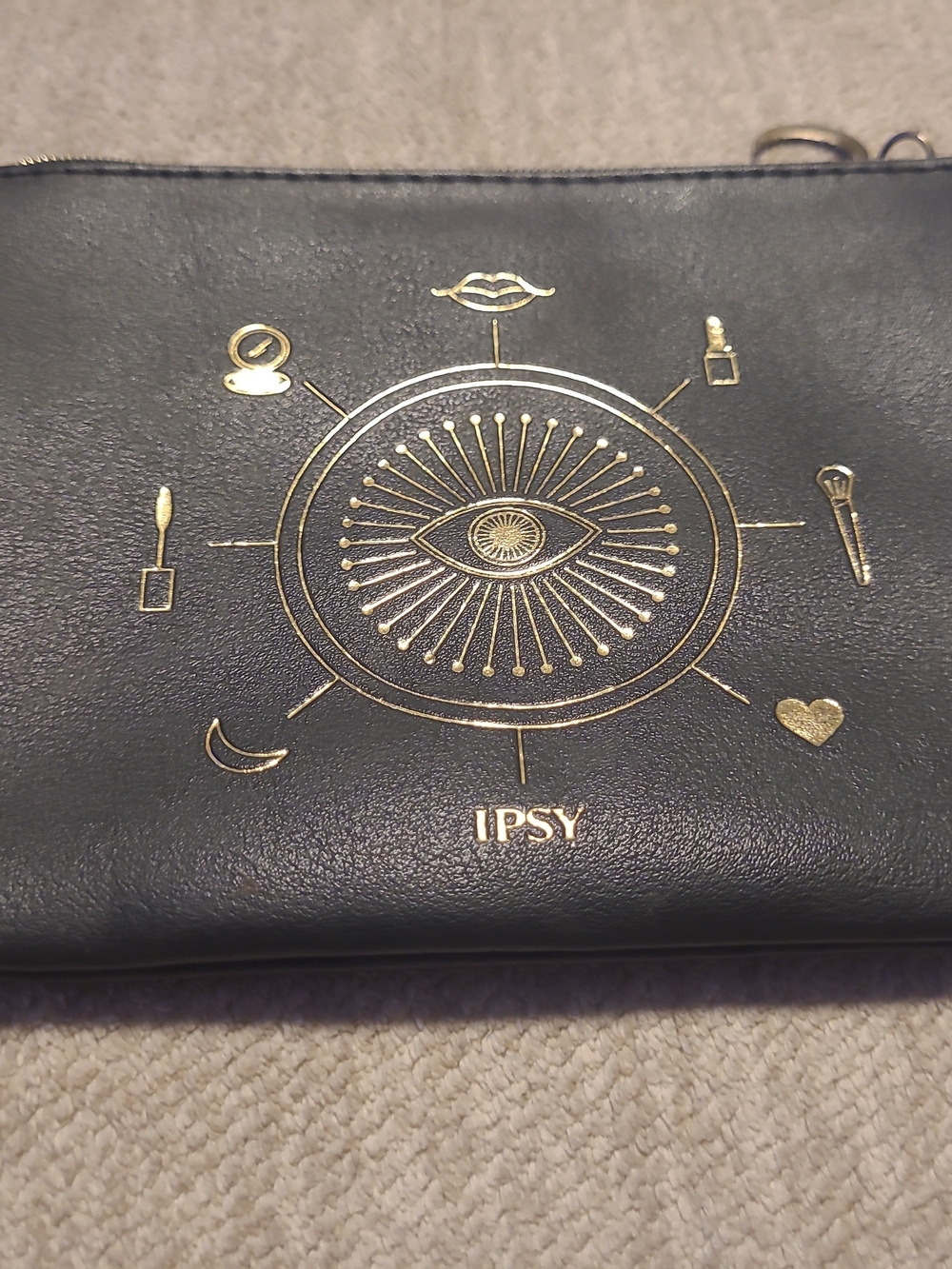 IPSY Makeup Cosmetic Bag "You're Magic" Oct 2020 Moon Zip